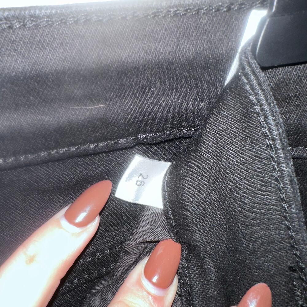 Vervet Size 26 bella High Rise Flare Black Denim Jeans - Picture 7 of 7